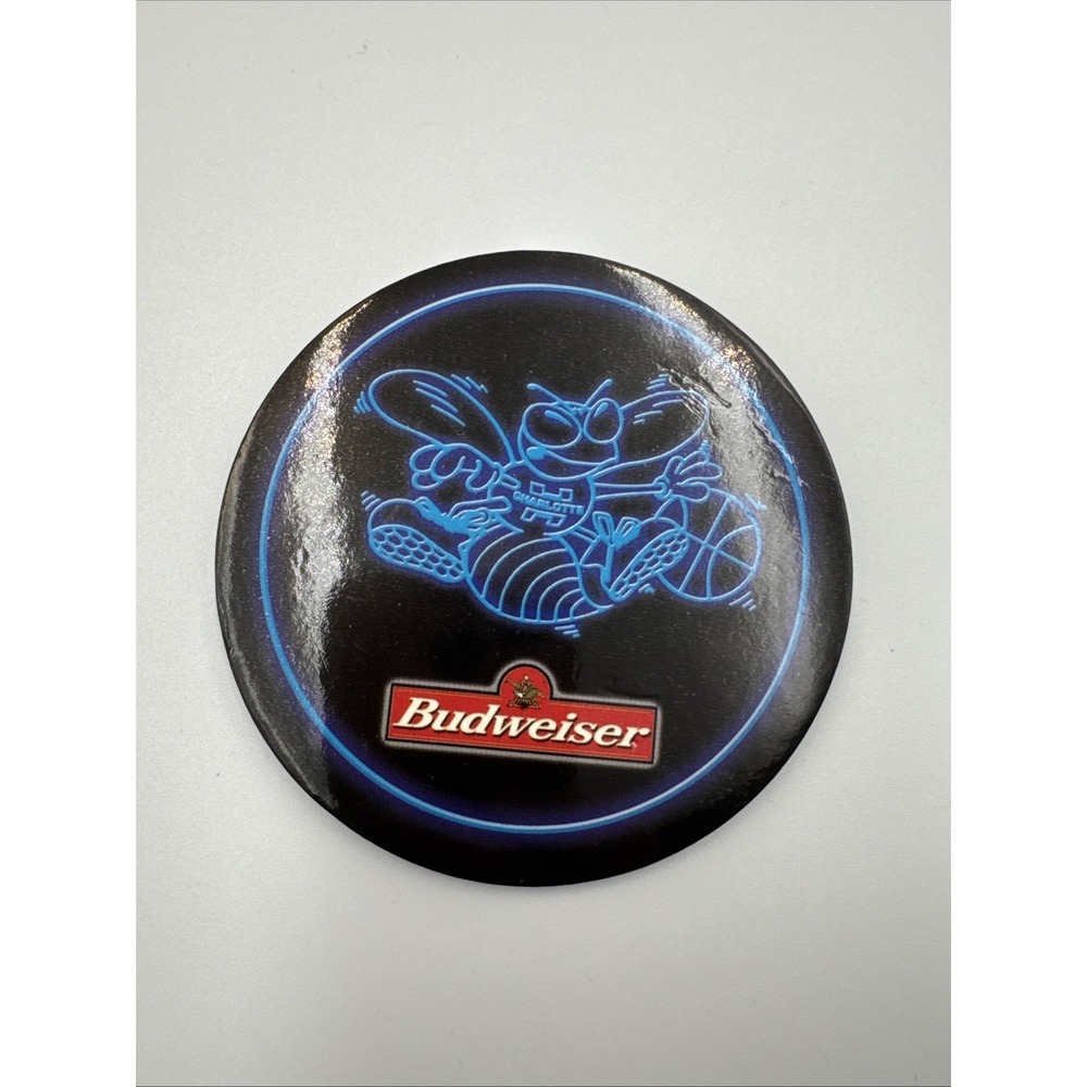 Vintage NBA Charlotte Hornets Coasters set of 8. Sponsored by Budweiser